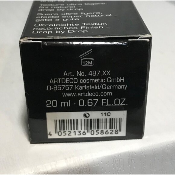 ARTDECO Nude Foundation #90 Tan Chiffon Dropper Bottle Ultralight Natural Look - Picture 6 of 6